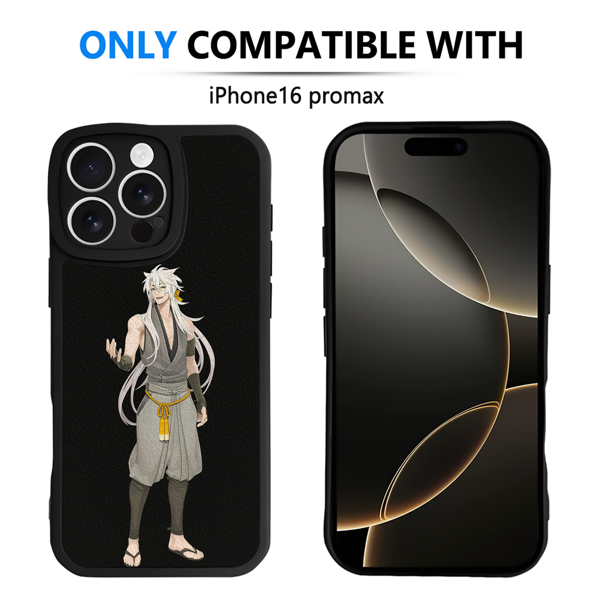 （画像用） 刀剣乱舞 Touken Ranbu 【iPhone 16シリーズ対応】シリコンスマホケース（レザー調） 材質：シリコン